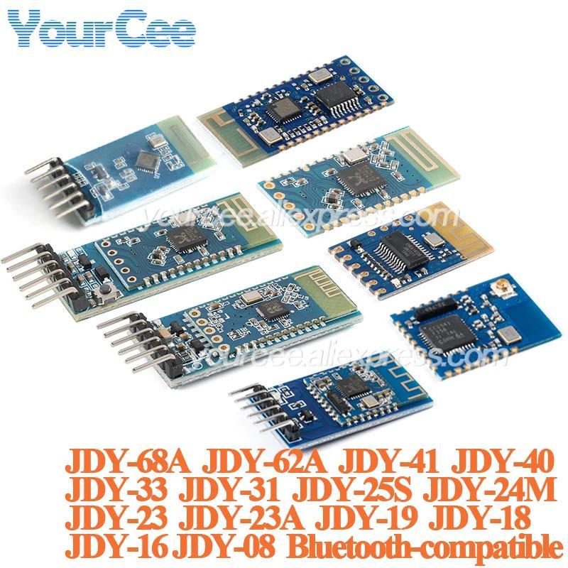 5pcs/1pc Bluetooth-compatible BLE Module JDY-68A JDY-62A JDY-41 JDY-33 JDY-31 JDY-25S JDY-24M JDY-23