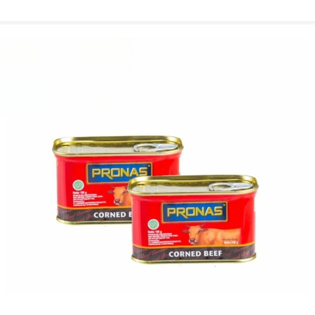Pronas Kornet Daging Sapi 198gr - Kornet Sapi Kaleng Ukuran Kecil --