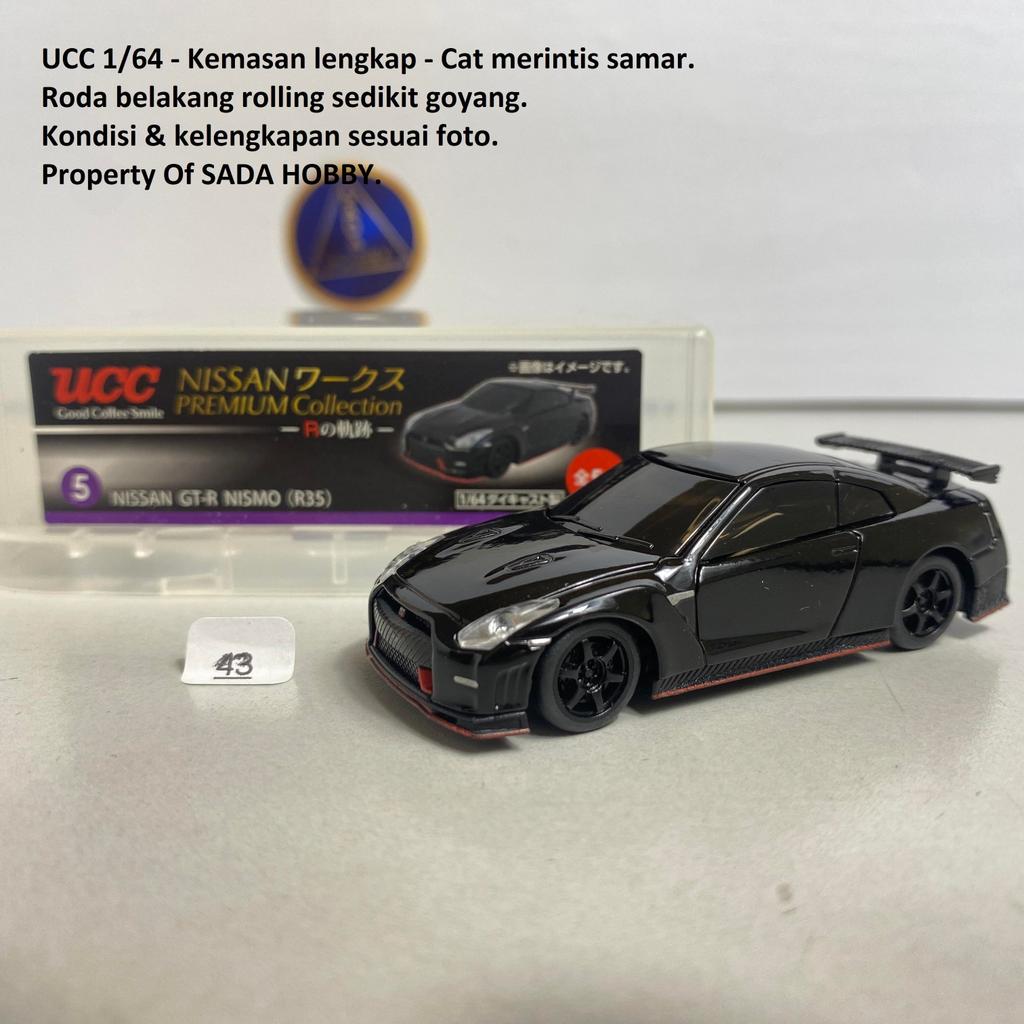UCC 1/64 Nissan GTR R35 Nismo Black Fullset