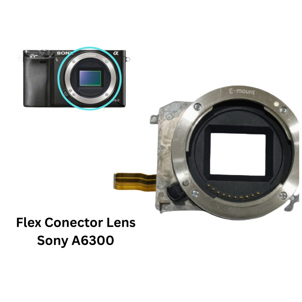 Flex Conector Lens Sony A6300 ILCE-6300 A-6300