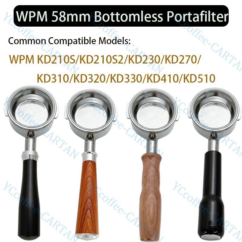 Welhome Coffee Portafilter/WPM Coffee Handle Suitable For KD210S/KD210S2/KD230/KD270/KD310/KD320/KD3