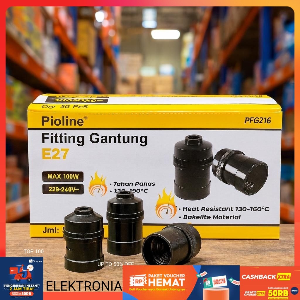 FITING GANTUNG E27 PIOLINE EL