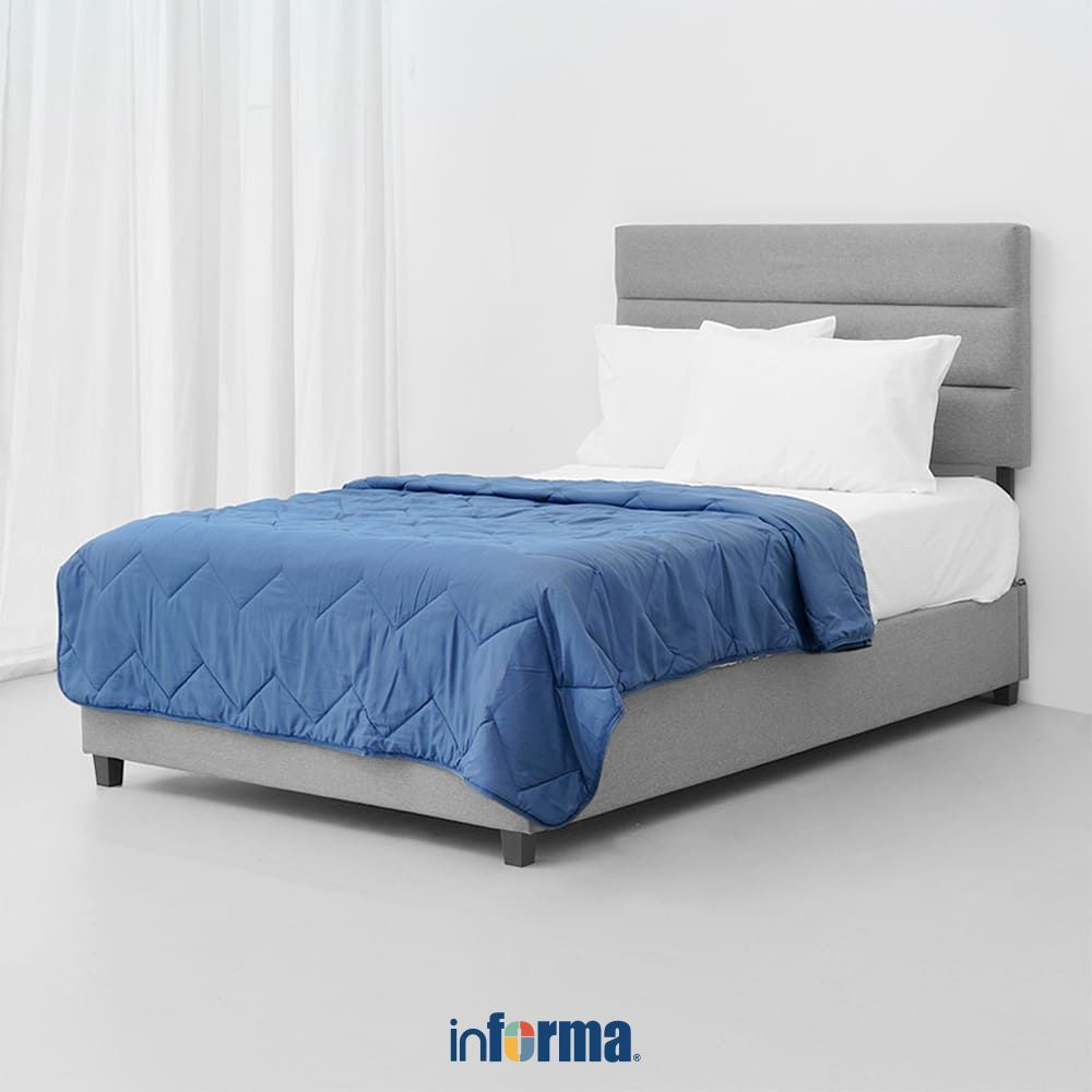 Informa 150X200 cm Bed Cover Seri Marshmallow Bedcover Bed Spread Bedspread Cover Tempat Tidur Penut