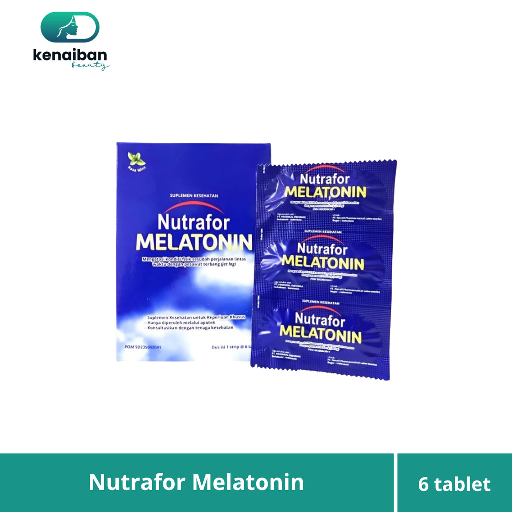 Nutrafor Melatonin 6 Tablet / Suplemen Kesehatan Kualitas Tidur