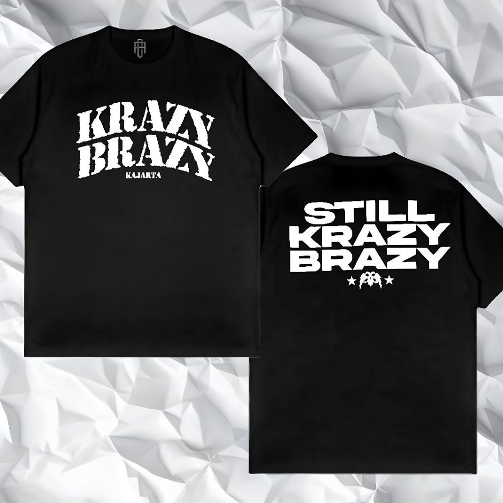 Kaos Krazy Brazy Vintage Baju T-shirt Still Krazy Brazy Viral Pria Wanita Katun24s