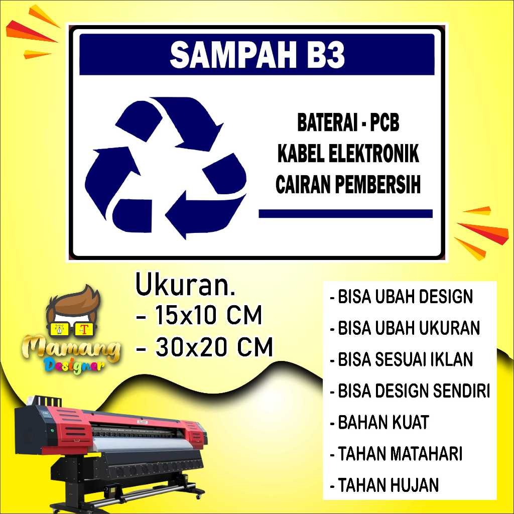 

Cetak Sticker Untuk Tempat Sampah Elektronik Bahan Bagus Biru