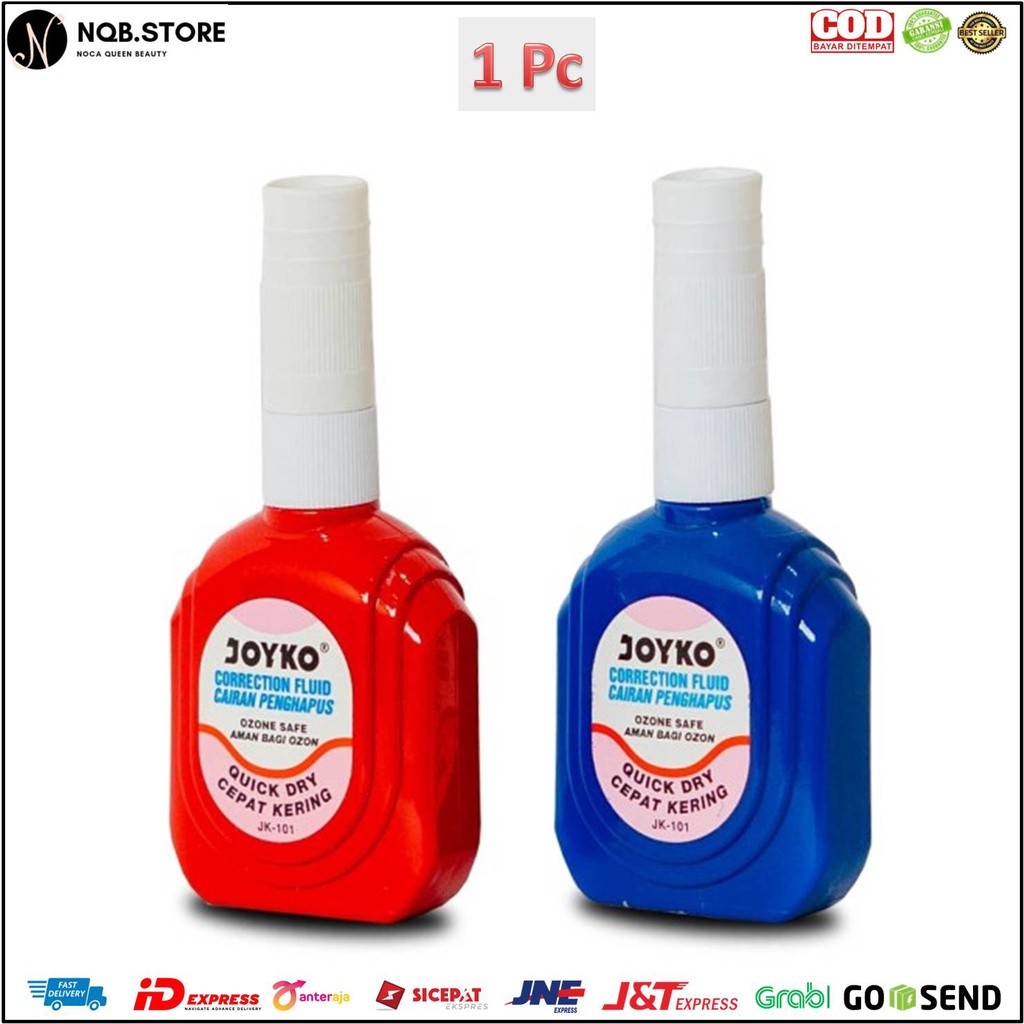 NQB - Type X JOYKO Correction Fluid Pen Type-X Tip-Ex Penghapus PenaTipeX Cair