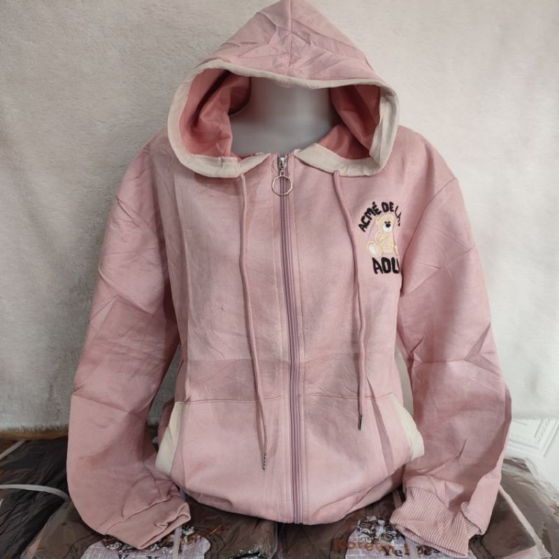 LEMUSHOP Jaket Import Suede Wanita Jumbo Terbaru Tiramisu