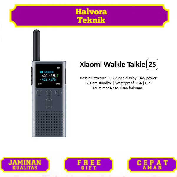 Xiaomi Mijia Smart Walkie Talkie 1S/2S HT Radio Intercom Original