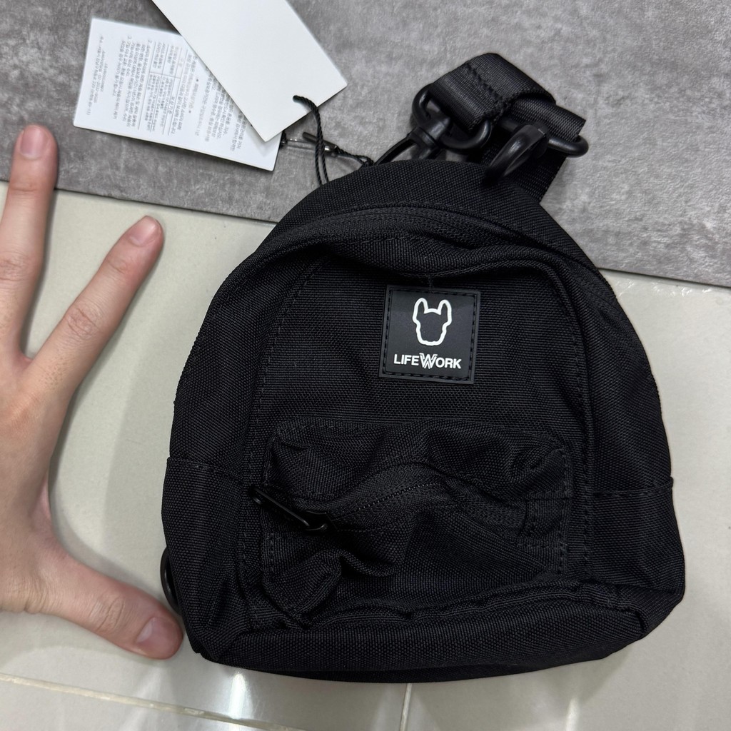 LIFEWORK Hideaway Square Logo Mini Backpack / Tas Ransel LW Original