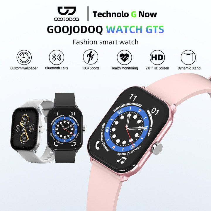 GOOJODOQ I67 Smart Watch Waterproof Bluetooth Call Health Monitor Fitness Management Sport Men Woman