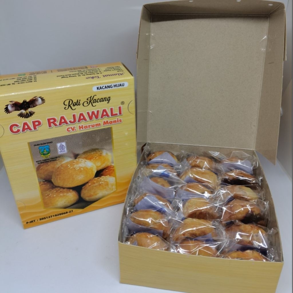 Roti Kacang Cap Rajawali Kemasan Plastik Tebing Tinggi