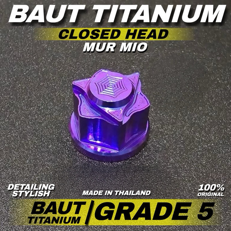 baut mur as roda belakang mio fino soul nouvo titanium