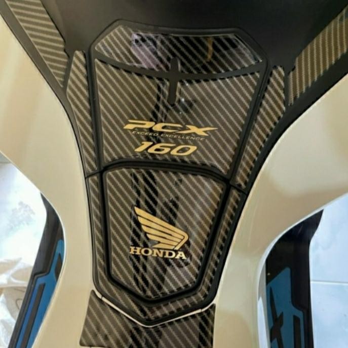 Best Seller Stiker Sticker Tankpad New Pcx 160 2021 - Hitam list grey