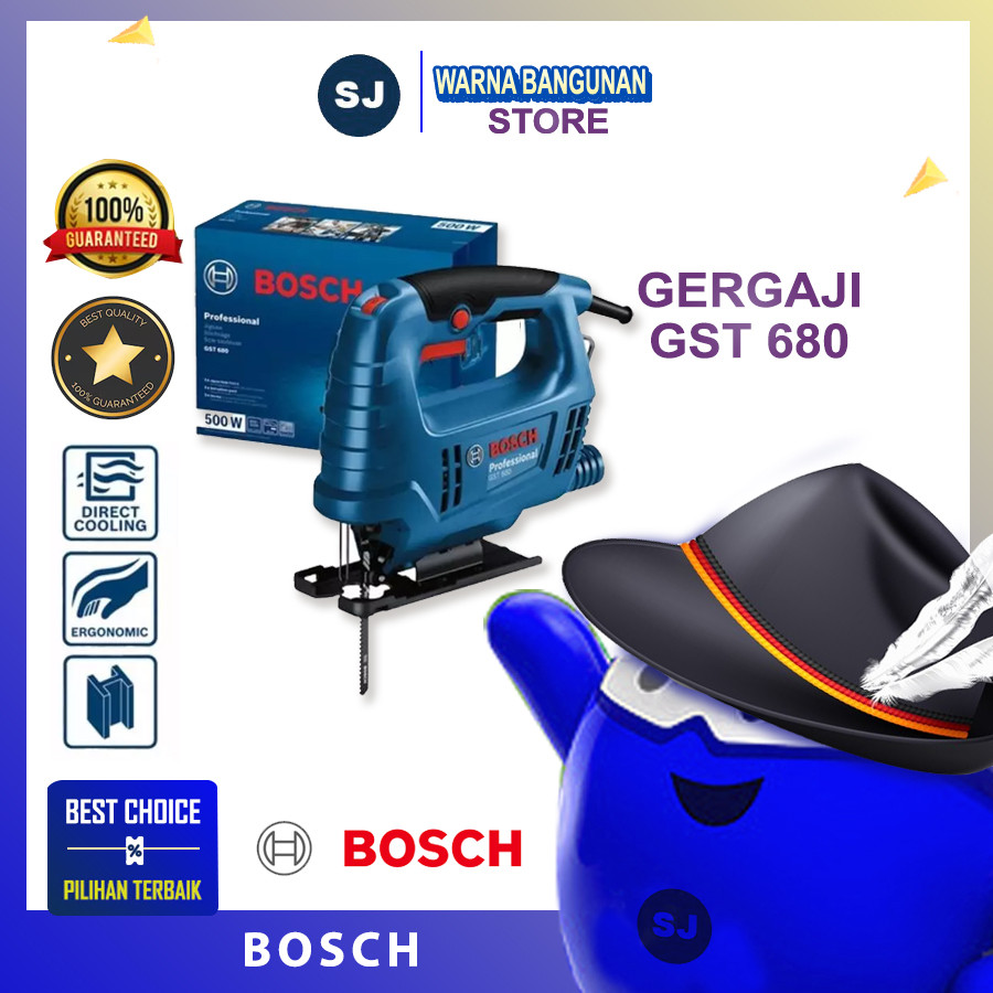 BOSCH GST 680 / Jigsaw Listrik / Gergaji Listrik