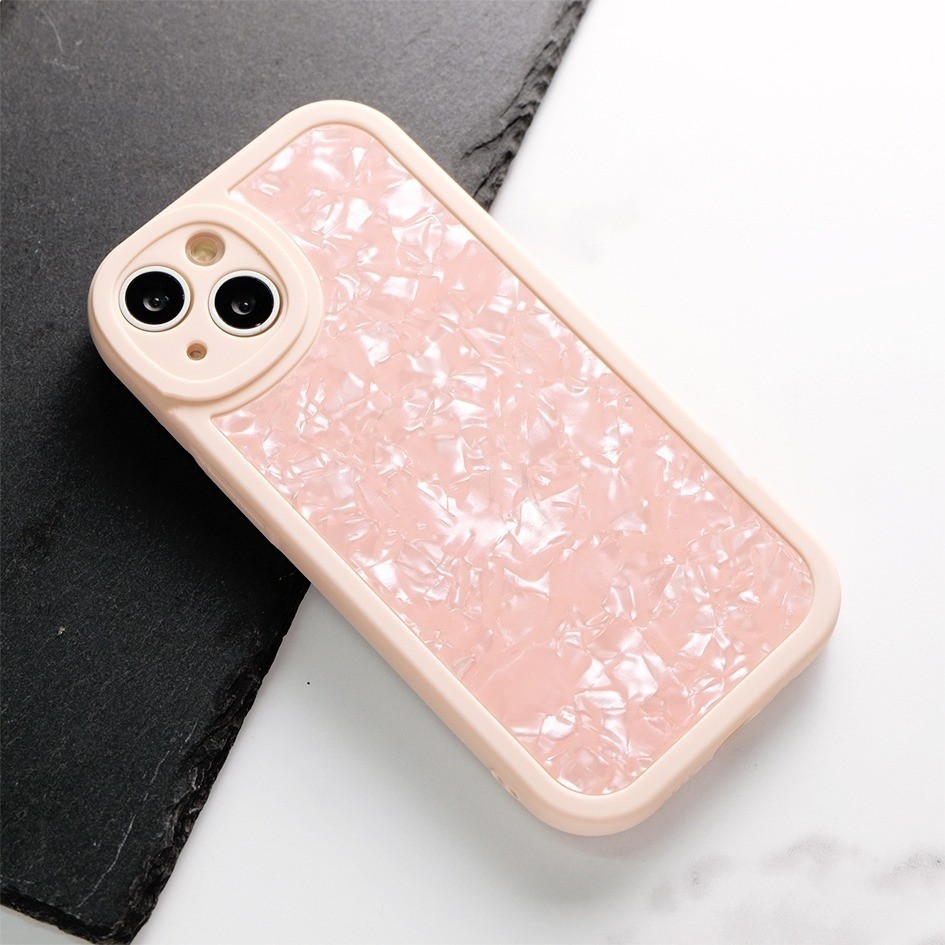 _ SPECIAL  Pearl Black Pink Case Compatible Iphone Softcase 7 8 7 + 8+ X Xs Xr 11 12 13 14 15 16 Pro