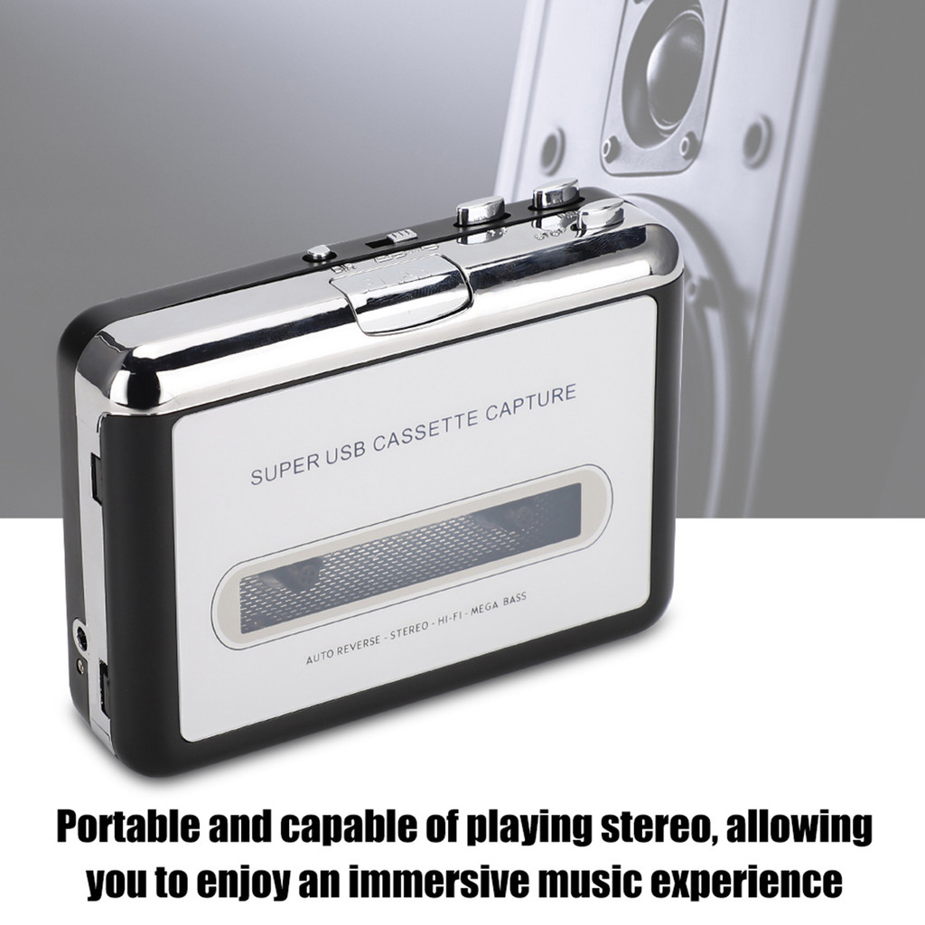 Cassette Capture Tape to MP3 Converter MP3 Converter USB Tape To MP3 Capture Converter Stereo Audio 