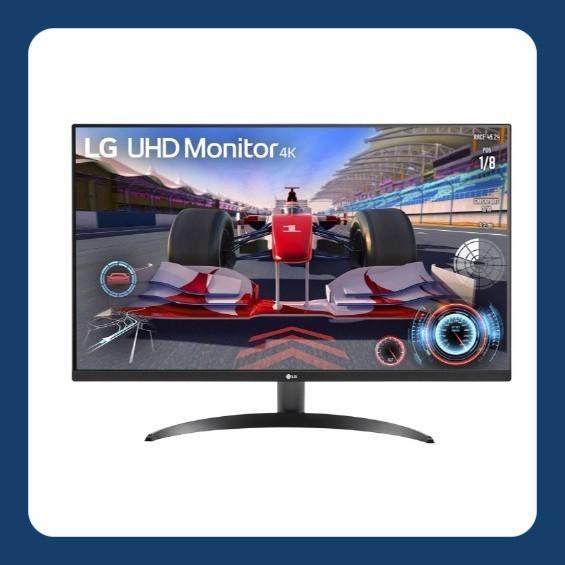 LG 32UR500-B 32 Inch 4K UHD HDR10 Monitor IPS Profesional Gaming Desain Editing Video Foto
