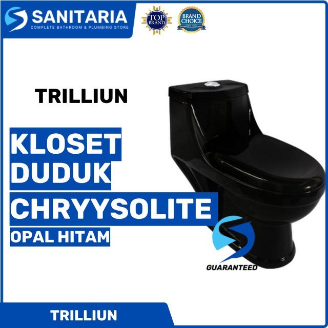 Kloset Duduk Chryysolite Opal Hitam Trilliun