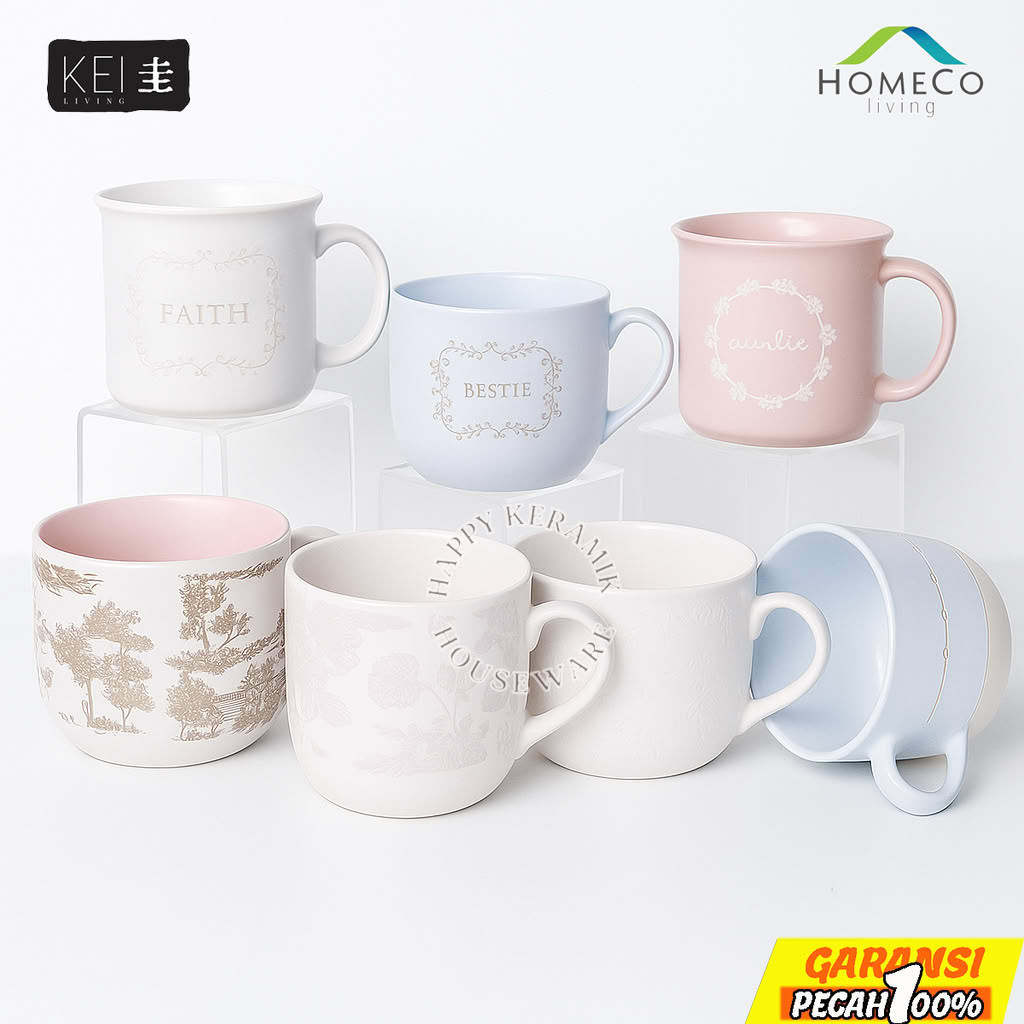 HOMECO KINSTON Stoneware Mug 510ml – Mug Keramik Jumbo 510 ml Tableware Stoneware Keramik