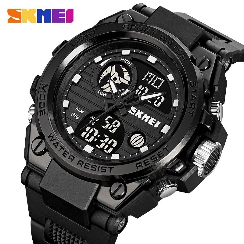 JAM TANGAN KASUAL 2031 Jam Tangan Pria Digital Analog Sport Watch Anti Air 5 Bar MGOS T1H7