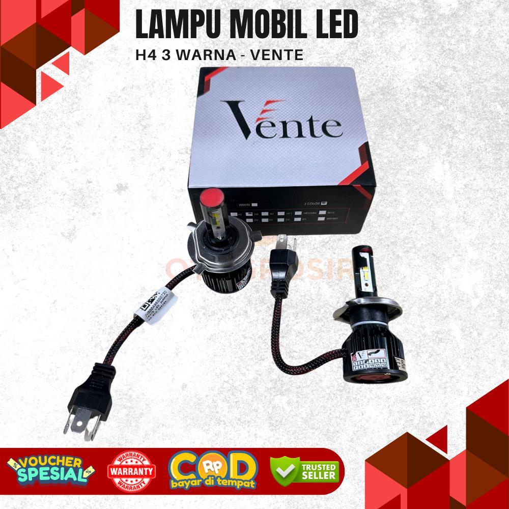 Lampu Mobil LED H4 - Putih / 3 Warna Vente, Eco Series 12 V 27 W-E325