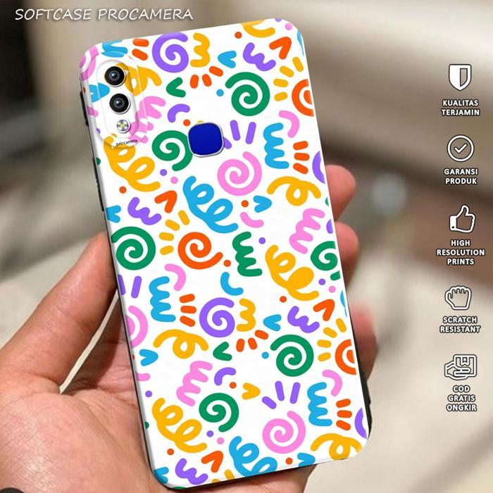 Case hp For VIVO V9 / 1727 Fashion Casing Softcase Terbaru 2025 - DK6 - Macaron Protect Camera Kesin