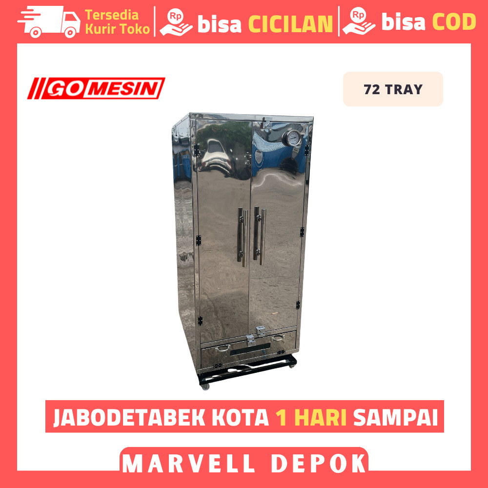 Mesin Pengering Ompreng 72 Tray - sudah termasuk peti kayu