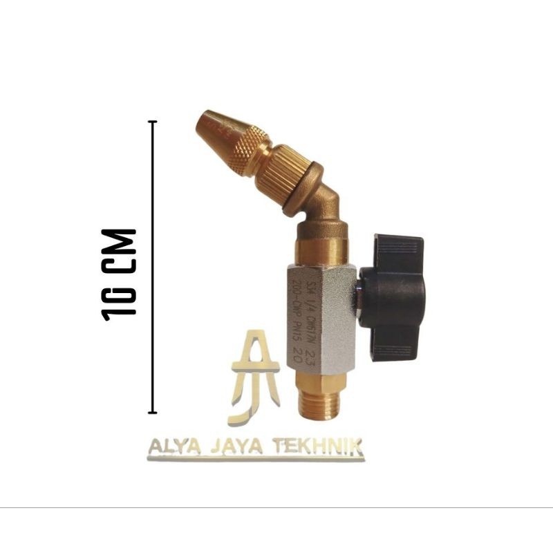 Kran Steam Italia Nozle Tasco 10 Cm Semprotan Lancar