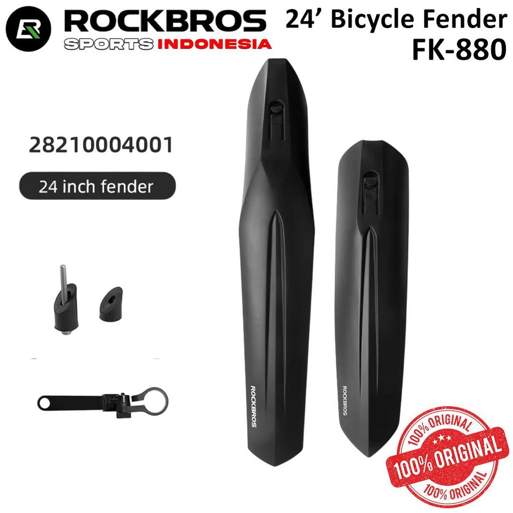 ROCKBROS FK-880 - Spakbor Sepeda - Bicycle Fender Slebor Depan Belakang - Spakbor MTB Road Bike Ring