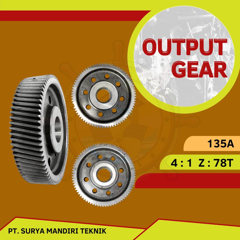 OUTPUT GEAR 135A 4:1 Z:78T JPT