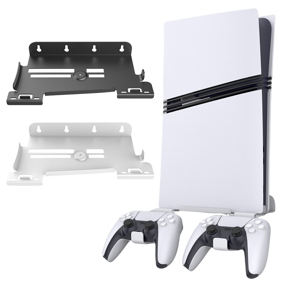 Wall Mount Host Stand with Controller Hook Host Universal Wall Bracket Space Saver Console Dock Brac