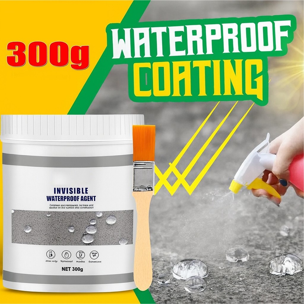 Lem Transparan 300gr Pelapis Anti Bocor Air Rembes Beton Dinding Tembok Genteng Asbes Waterproof Ins