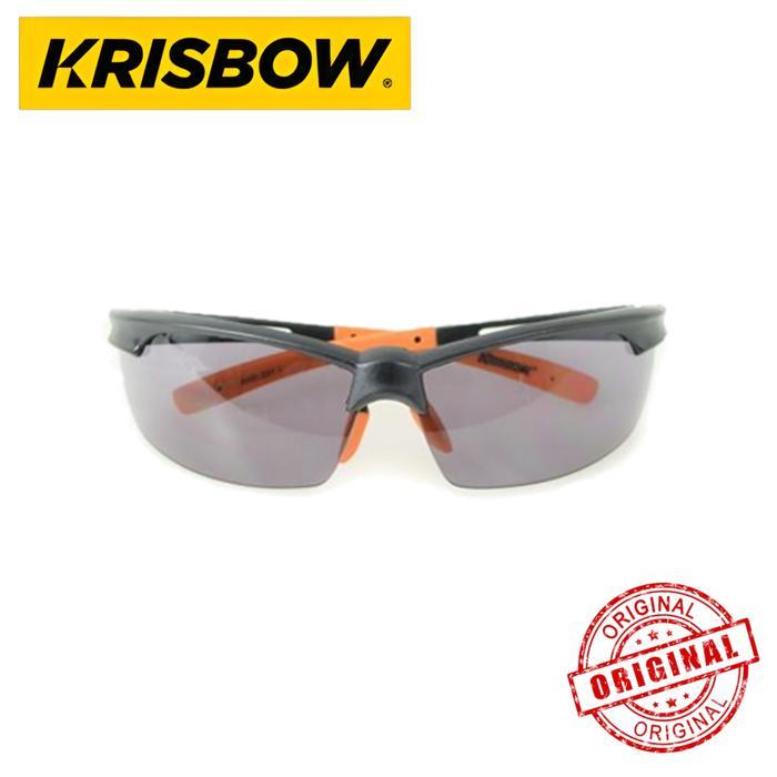 Kacamata Nosepad Spectacle KRISBOW SREP101 Smoke Safety Glasses Kaca Mata Eye Protection Pelindung K