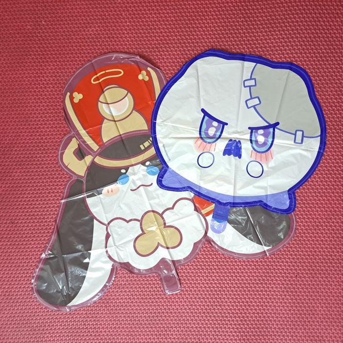 Balon Hoyofest 2024 - Freebies Hoyofest 2024 - Pom pom (merah)