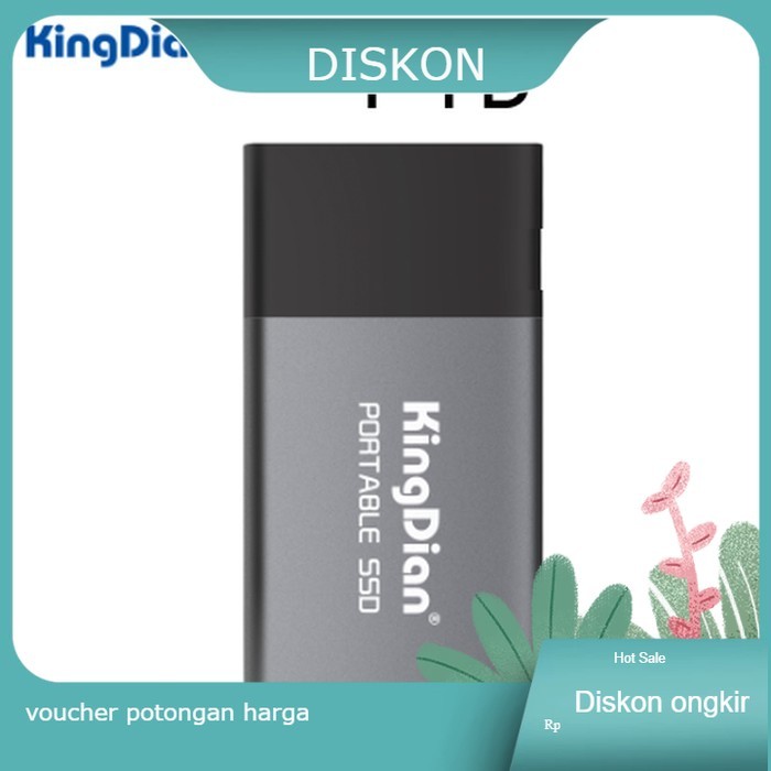 Temukaan KingDian Portable SSD External USB 3.0 120GB/250GB/500GB/1TB Solid State Drive