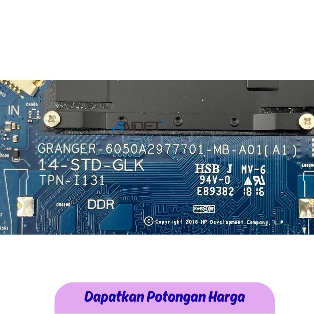 SSN Pavilion 14-CK 14-CF For HP Laptop Motherboard Mainboard CPU: I3-7020U I3-8130U I5-8250U 6050A29