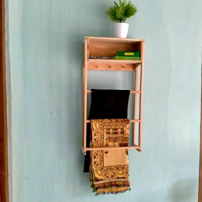 rak mukena rak sajadah rak buku rak handuk rak gantung