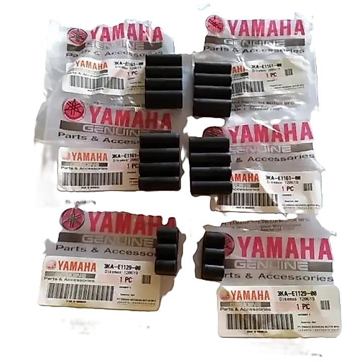 Karet Peredam Deksel/Karet Peredam Blok Rx King Set Original Yamaha 3KA-E1161-00 3KA-E1129-00