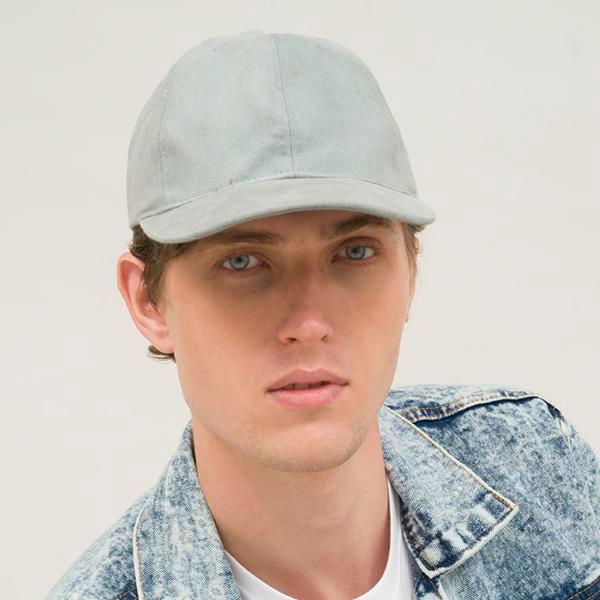 Topi Casual Polos Sport Besi Baseball Cap Tumblr Hat Abu lembut - abu lembut
