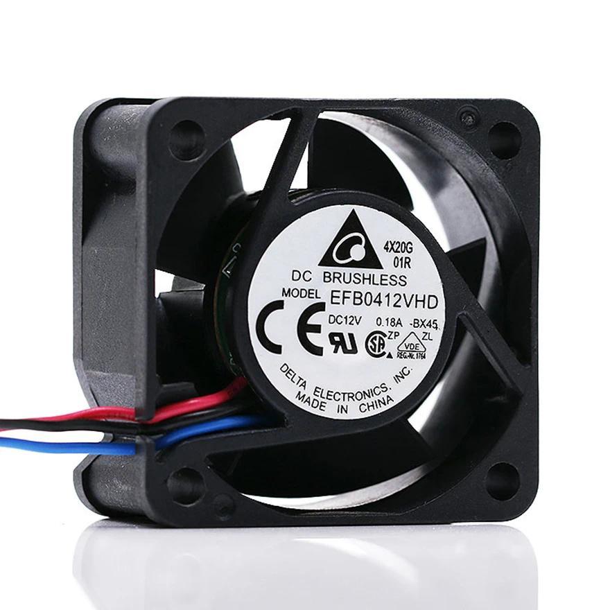 New Delta DC12v 0.18A  EFB0412VHD 4020 40MM 40x40x20MM Swites Fan Server Fan 3pin