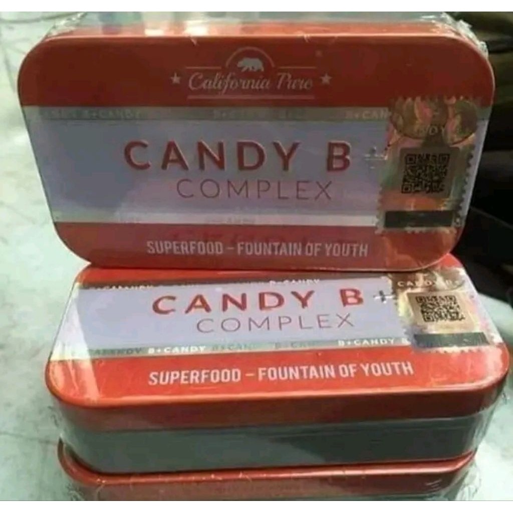 (ASLI) candy b jeruk b complex isi 12 import