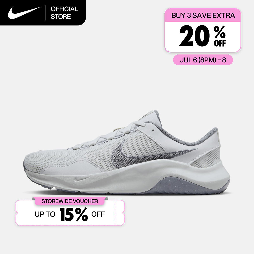 Nike Men's Legend Essential 3 Next Nature Workout Shoes - Photon Dust [DM1120-005]