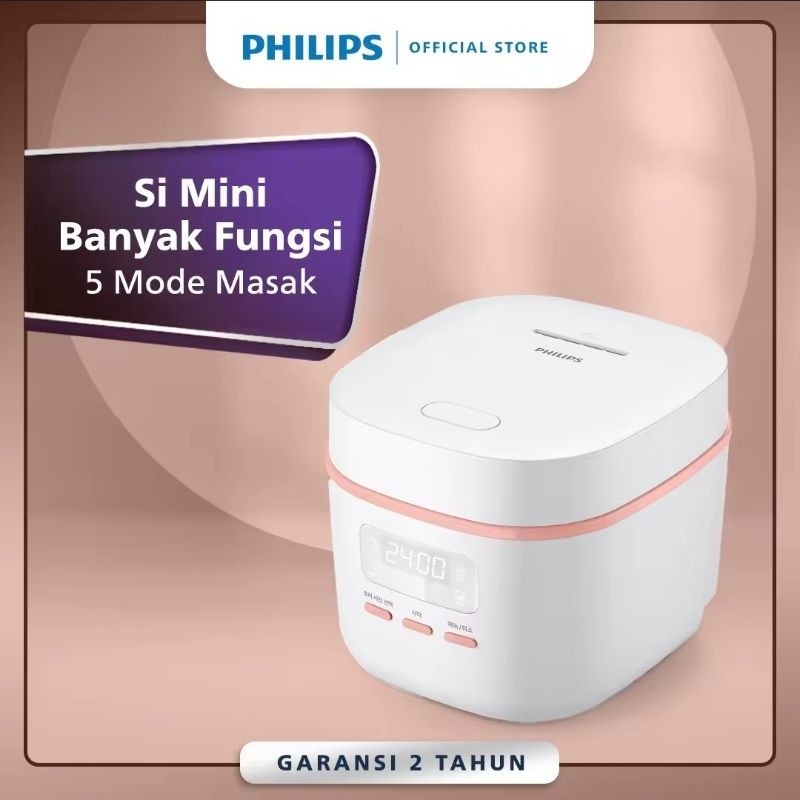 ll RICE COOKER MAGIC COM PHILIPS MINI HD 3064 HD3064 / 33 /33 3064/33 DIGITAL KAPASITAS KECIL 0,54 0