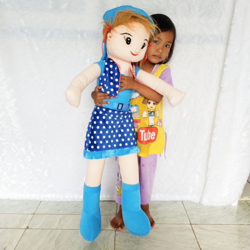 TOFA.ID Boneka cindy kaki panjang Cod Boneka murah Cindy jumbo Boneka cindy besar