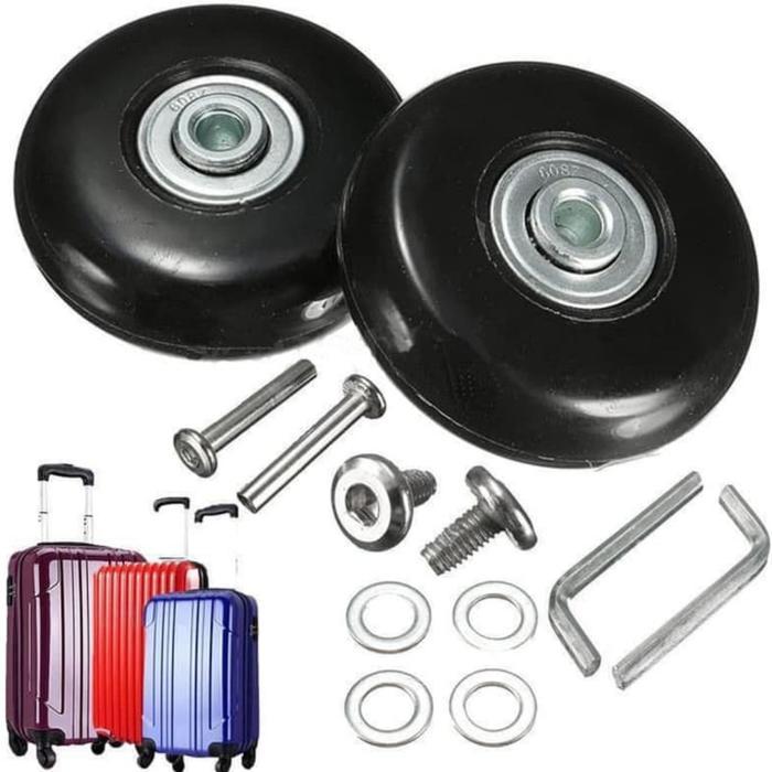 (2pcs) 45mm - Roda Koper Replacement Ukuran Diameter 45mm