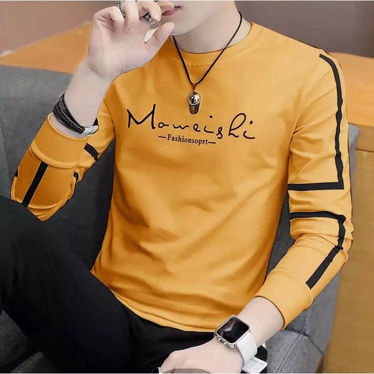 Promo KAOS LENGAN PANJANG PRIA / KAOS PRIA KOREA / KAOS PREMIUM / KAOS LENGAN PANJANG / BAJU ATASAN 