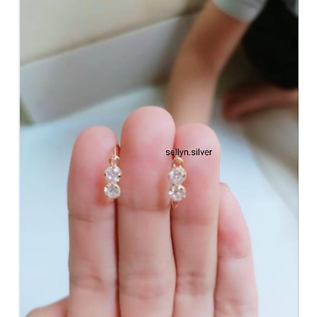 Anting Kenip Bayi/Anak Perak 925 Asli