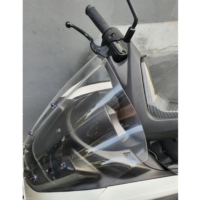 Promo Visor Windshield Variasi Yamaha NMAX Old Lama 2015 2016 2017 2018 2019 Bahan Acrylic Akrilik T