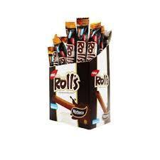 JR [BOX] NABATI Rolls 1 DUS ISI 24pcs KEJU COKLAT Nabati